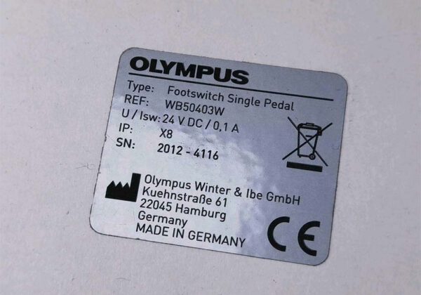 Fußschalter Olympus WB50403W Single Pedal