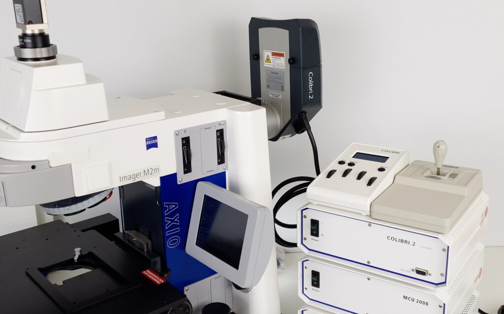 ZEISS Axio Imager.M2m Colibri.2 Camera Fluorescence Microscope